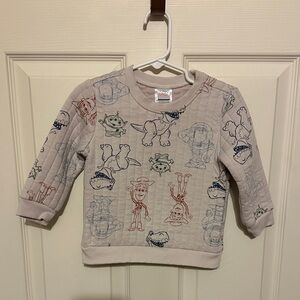 Disney Cream Toy Story Sweatshirt for Kids
